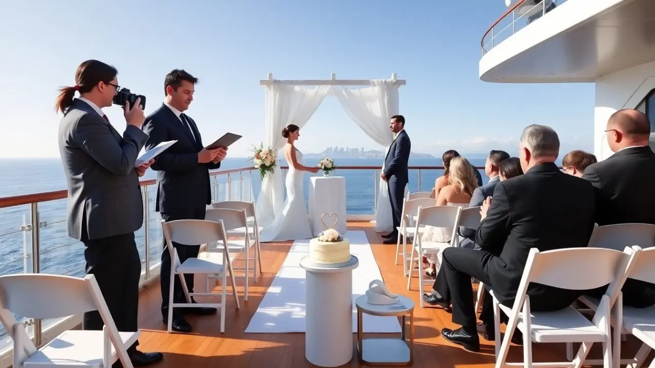 cruise ship wedding