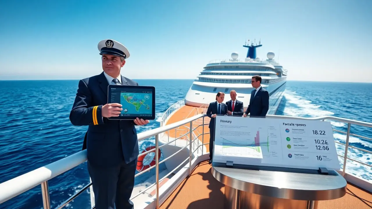 average speed of a cruise ship